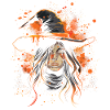Spooky Pin-up Witch Halloween