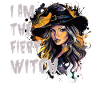 Spooky Pin-up Witch Halloween