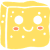 Spongeface Adorable Illustration éponge