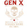 Gen X Skull Oldschool Legend