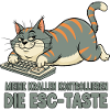 My claws control the ESC key