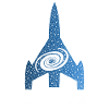 Starry Galaxy Rocket