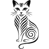 Night Cat Silhouette
