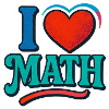 Love for Math Heart Design