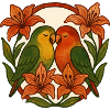 Romantic Lovebirds