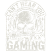 Gaming skull with headset and controllers