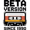 Retro Kassette Druckdesign