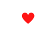 Ik hou van Claire Red Heart Love Fan Gift