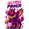 Glitch Power Drache