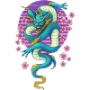 Drache Japanisch Sakura