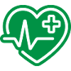 Medical Heartbeat Icon – Health Care and First Aid