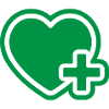 Health Heart Icon – Medical Care and First Aid