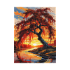 Autumn Tree at Sunset