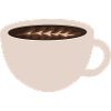 Elegant Coffee Latte Art Illustration