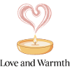 Heart Shaped Candle Flame Illustration
