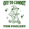 Af til at begå Tom Foolery Sjov Frog Illustration