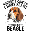 Realistische Beagle-Kopf-Illustration
