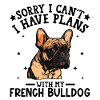 Expressive French Bulldog Illustration