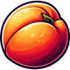 Peach Illustration Vibrant Nature Art