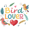 Buntes Passionsvogel-Design
