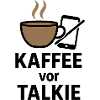Coffee art with smartphone motif