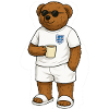 Bear in sportswear with sunglasses