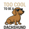 Funny Dachshund Shirt – Dachshund with Sunglasses