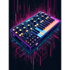 Futuristic synthesizer design