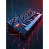 Futuristic Synthwave Music Console