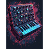 Digital Synthesizer Art Design