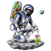 Botaniste astronaute spatial