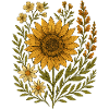 Botanical sunflower – nature meets style