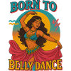 Belly Dance Inspired Boho Illustration