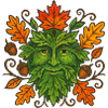 Herbstblatt-Naturgeist-Design