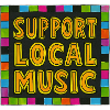 Support Local Music Hand-Drawn Sign