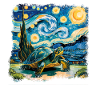 Starry Night Tortoise Artwork