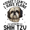 Adorable Shih Tzu Face Illustration