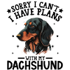 Dachshund Portrait Artistic Illustration