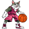 Cats Basketball Player / Basketball Cat