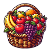 Tropical Fruit Basket