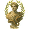 statue rom aquarell