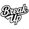Mutiges urbanes Break-Up-Typografie-Design