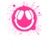 Vibrant Happy Face Graffiti Design