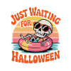Chill Skeleton Halloween Vibes