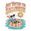 Skeleton Waiting for Halloween
