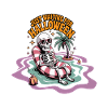 Chill Skeleton Halloween Vibes