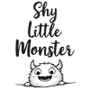 Petit monstre timide Süßes Monster