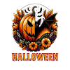 Spooky Pumpkin Hollow Halloween Design
