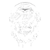 Grafik Schimpanse Design, Brille Kopfhörer