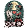 Romantic Zombie Couple Shirt